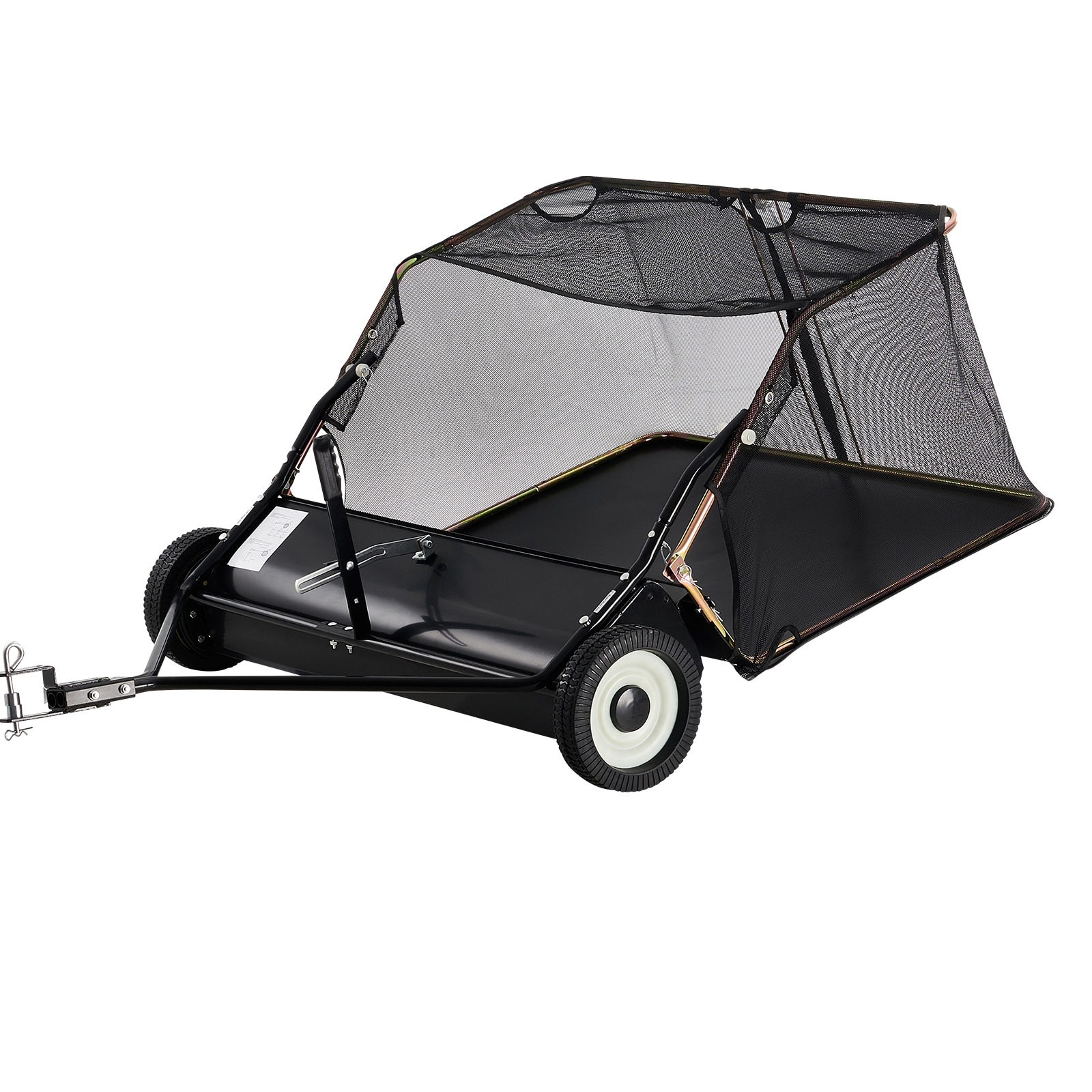Lawn Sweeper Tow Behind 52 Inch Large Grass Collector For Garden_voghion.com